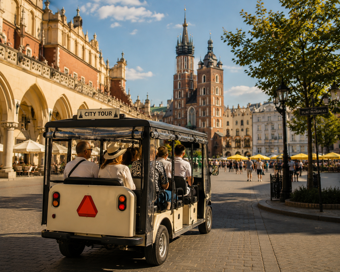 Historic districts of Kraków — golf cart tour