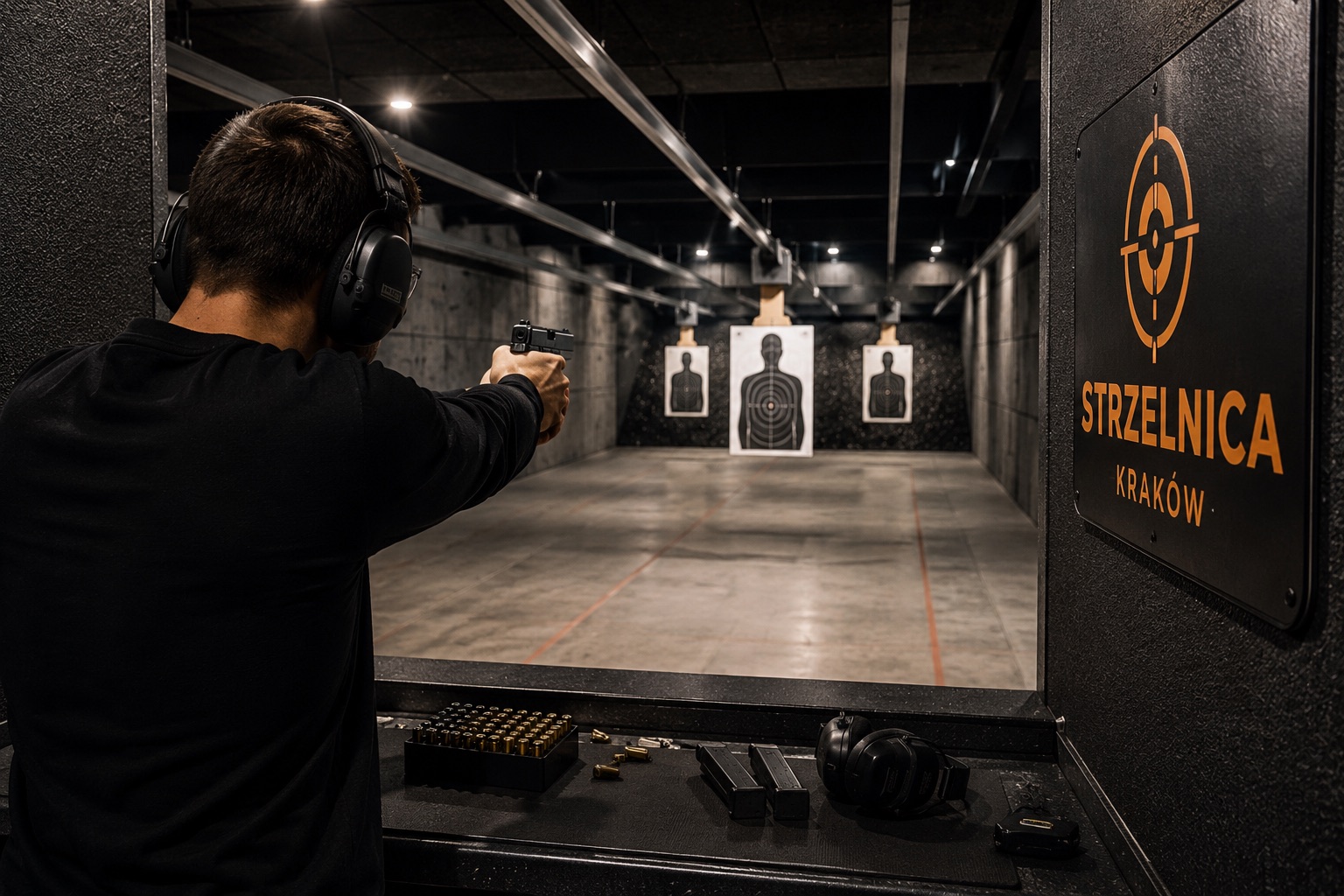 Shooting range experience near Kraków