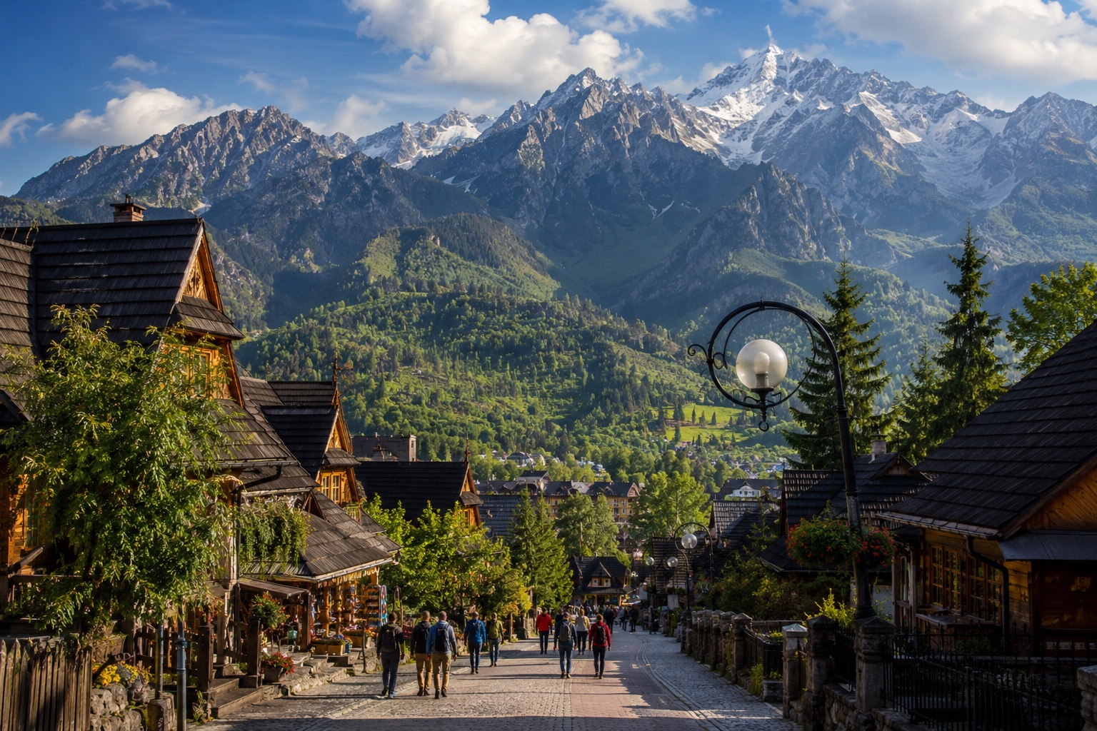 Tatra Mountains landscape near Zakopane